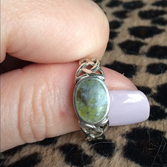 Beautiful Celtic soapstone ring