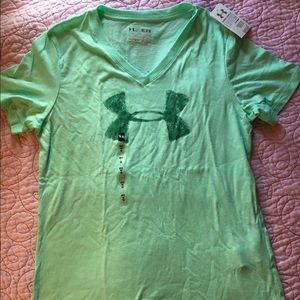 NWT Under Armor Mint Green T-Shirt size Medium