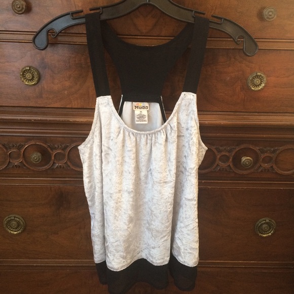 Adorable Mudd Dressy Velvet Racerback Tank