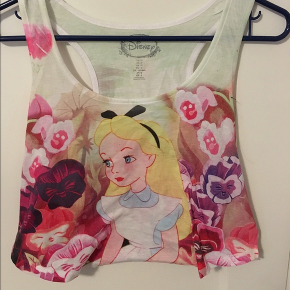 Alice in wonderland crop top - Picture 1 of 1