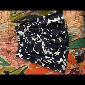J.Crew high waisted a line flower print skirt