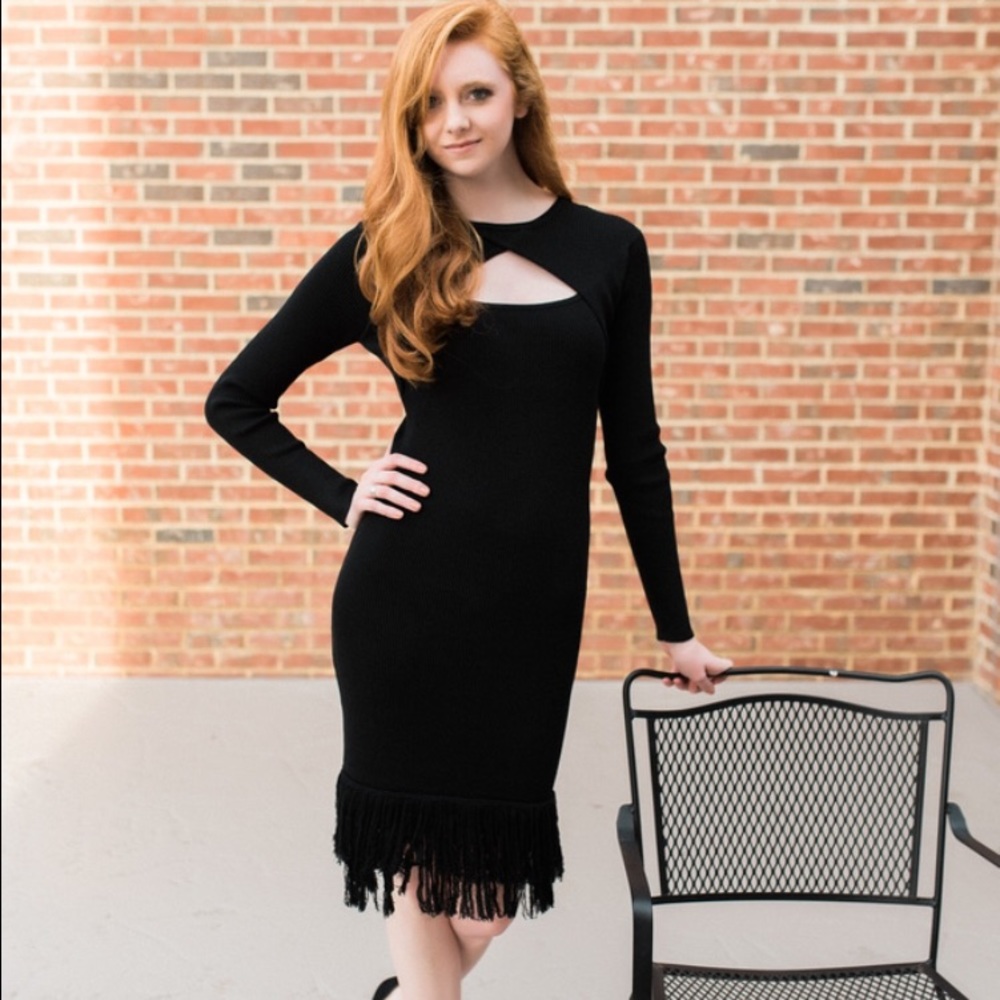 Black Sweater dress