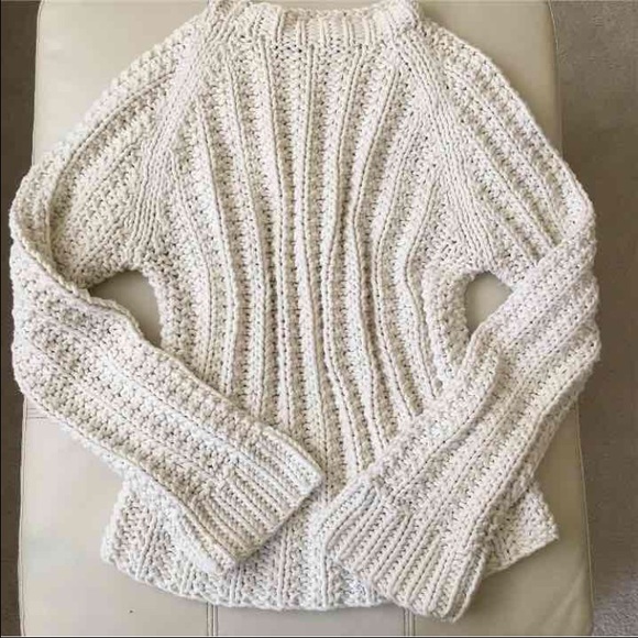 J. Crew Hand Knit Chunky Sweater