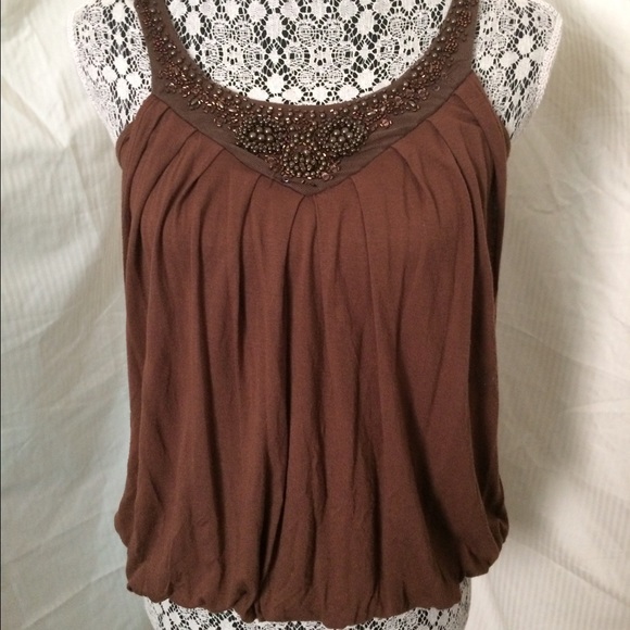 Beautiful. Beaded  Top - Picture 1 of 4