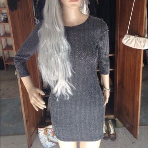 Black Scoop Back Dress