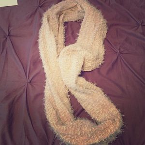 Cream infinity scarf