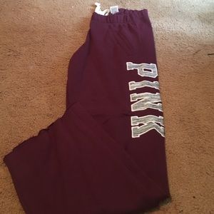 Gently worn VS boyfriend sweat pant SZ small