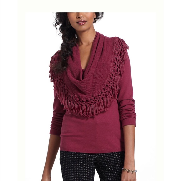Angel of the North Fringed Cowlneck