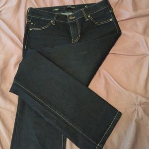 Dark straight fit jeans