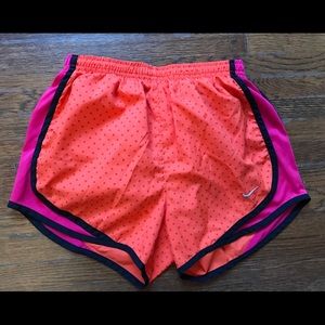 NIKE Tempo Dri Fit Running Shorts Orange, Size XS