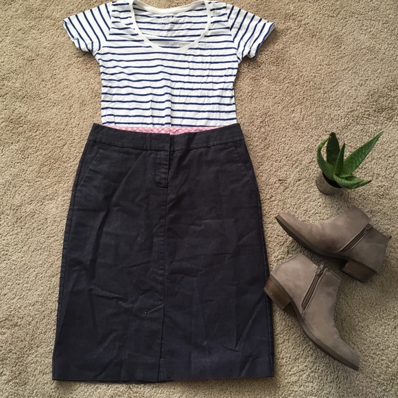 Isaac mizrahi for target jean pencil skirt