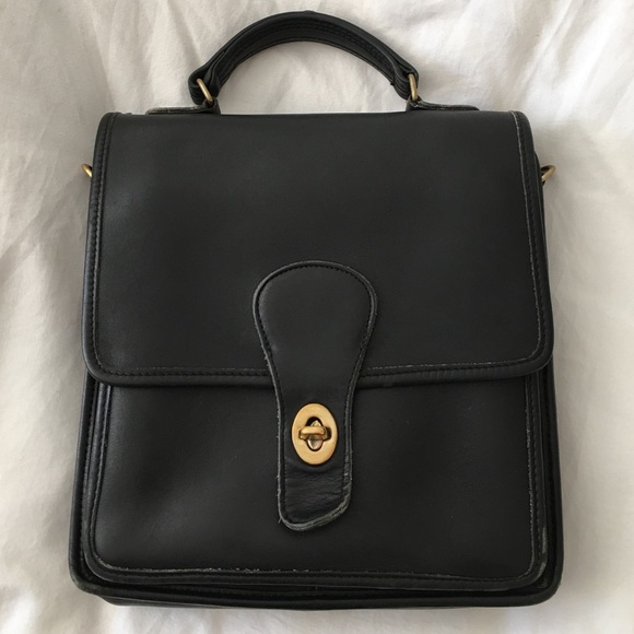 Coach Handbags - Vintage Coach Black Station Legacy Bag