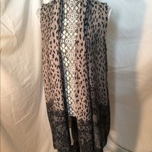 Leopard Print Sheer Jacket. Or Overthrow