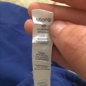 Lululemon Men's Kung Fo Pant-Blue