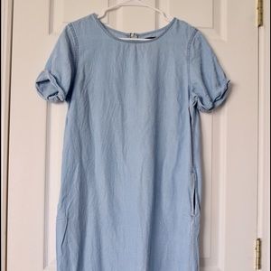 Denim Shift Dress