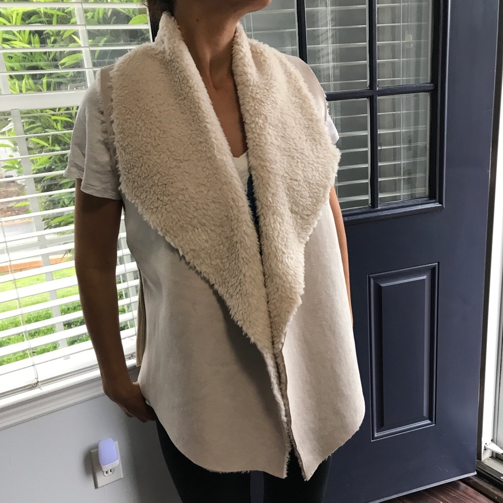 Chelsea & Theodore Faux Suede Vest