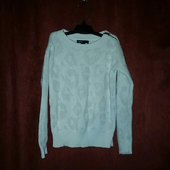 Animal Print Girls Thick Sweater