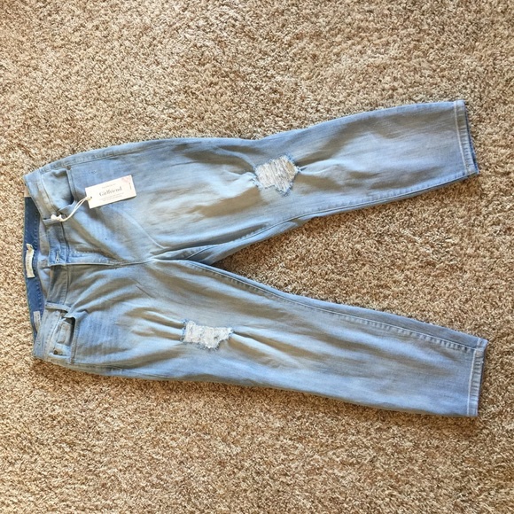 Size 18 Girlfriend skinny jeans.