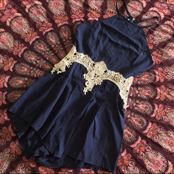 Lace Caged Racerback Romper - Picture 5 of 8