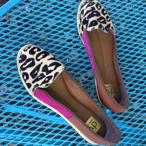 Dolce Vita Leopard and Pink Flats sz 9