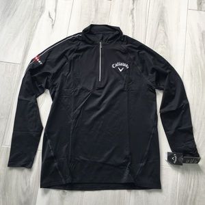 Callaway moisture wicking half zip