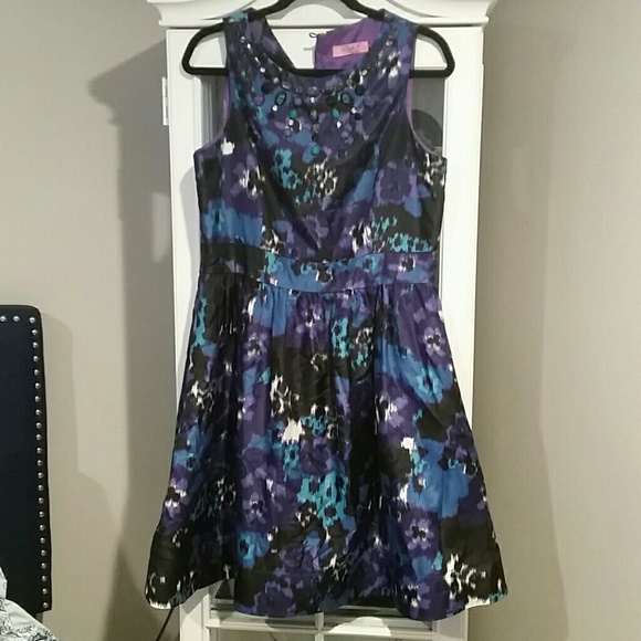 Multi Colored Party Dress - Eliza J