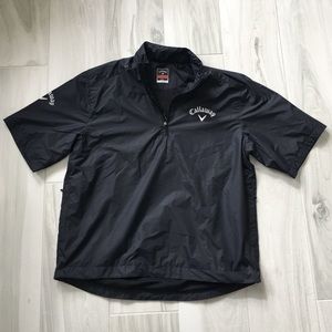 Callaway half sleeve wind jacket. 100% polyester