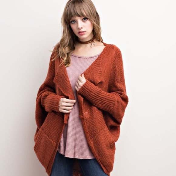 💕RESERVED💕 RUST CARDI RESERVED