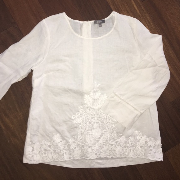 Neiman Marcus Linen Top