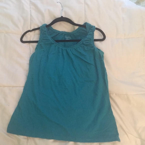 Turquoise tank top
