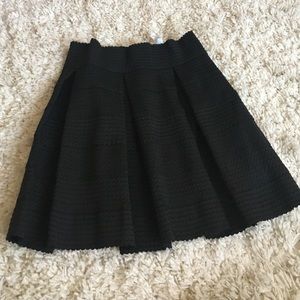 Black high waisted skirt size L.