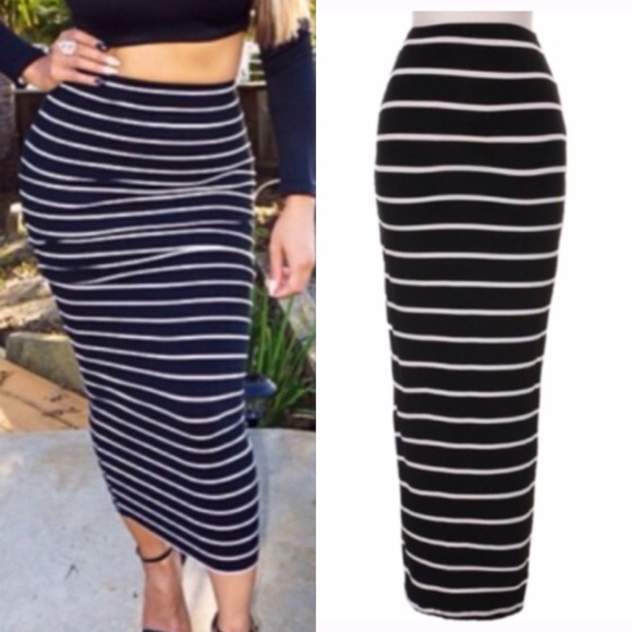 maxi skirt fitted