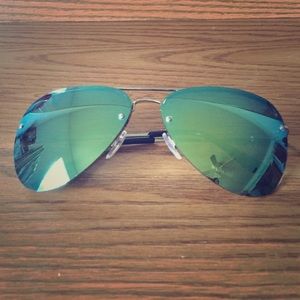 Brand new semi rimless aviator