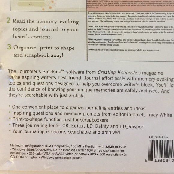 Scrapbook Journaling Software - Picture 3 of 4