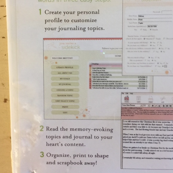 Scrapbook Journaling Software - Picture 4 of 4