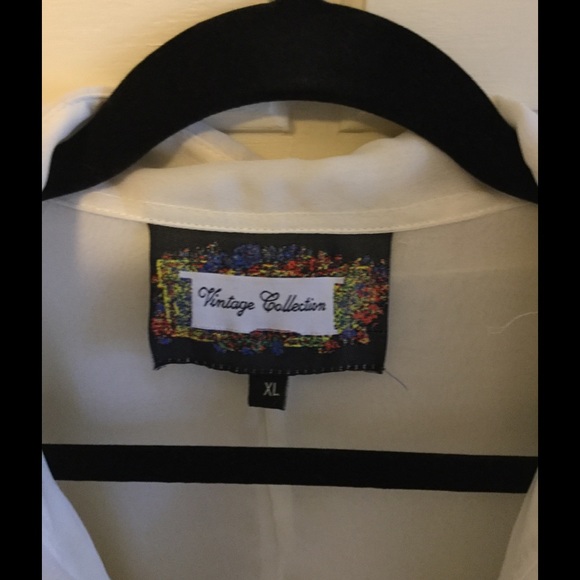 Beautiful Cream Color Ruffled Blouse - Picture 2 of 3