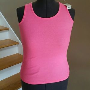 Justice size L pink tank
