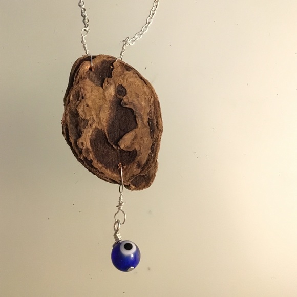 Hand made drift wood necklace