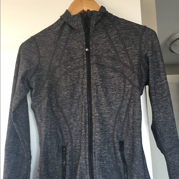 Dark heathered gray Lululemon "Define" jacket