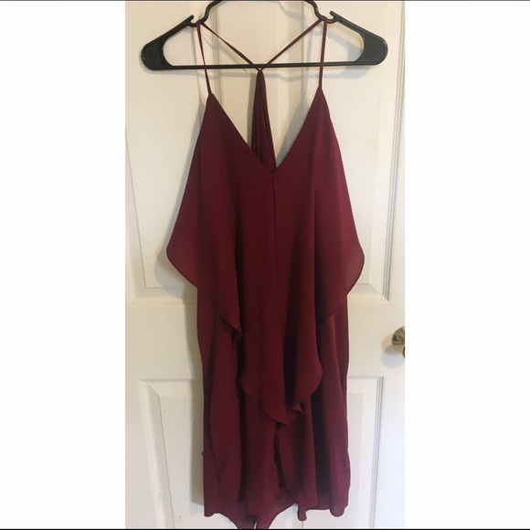 Charlotte Russe Plus Red Swing dress