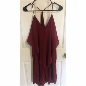Charlotte Russe Plus Red Swing dress