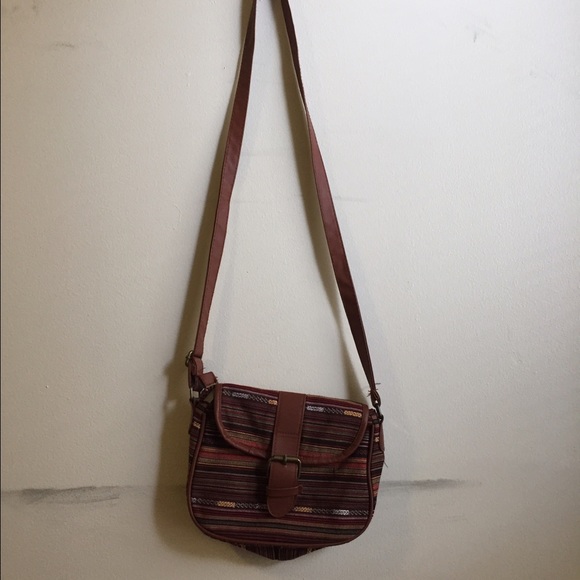 Boho style cross body bag