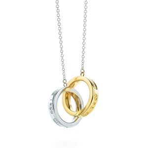 Tiffany interlocking circles necklace