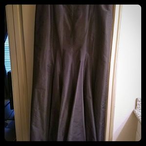 Teri Jon chiffon maxi skirt