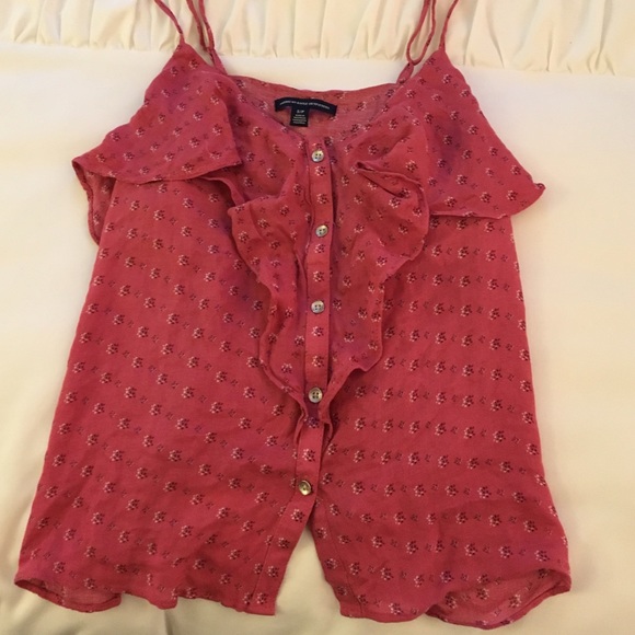 Button down tank top