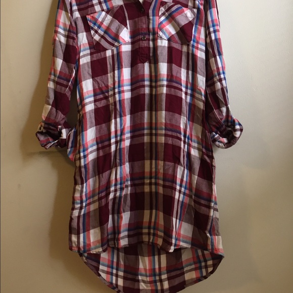 Plaid Shirt Dress