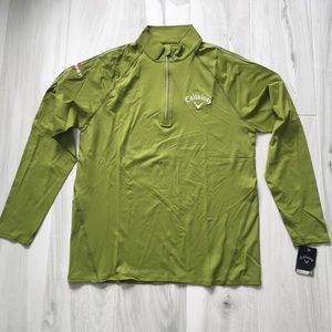 1/4 zip Callaway performance long sleeve pullover