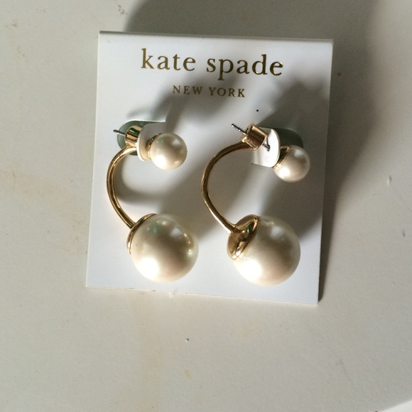 Kate spade pearl dangle earrings