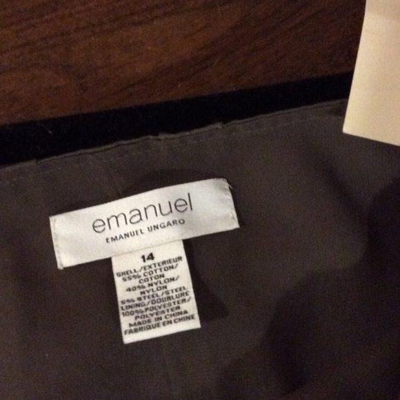 Emanuel Ungaro Stitched Pleated Skirt - Picture 4 of 4