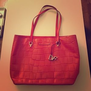Diane von Furstenberg coral tote